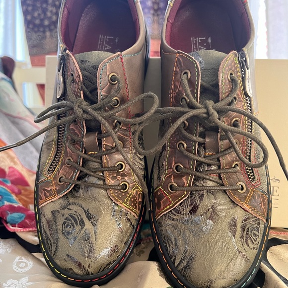 Spring Step Danli Bloom flats Olive 41 / 9.5 new - Picture 3 of 7